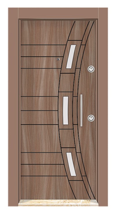 Chromed  Laminox Steel Door KRL1902