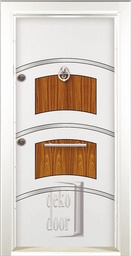DRL257  Double color Laminox Steel Door